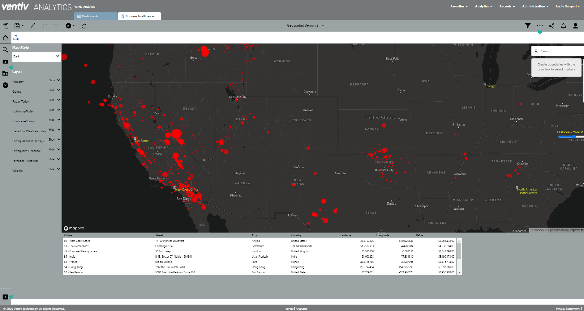 geospatial analytics software for insurance brokers